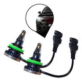 Par Lampada Farol R8 Slim Led H11 6500k Branca 12v Audi