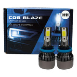 Par Lâmpada Farol Super Led M7 Cob H1 H3 H7 H11 H16 H27