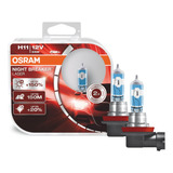 Par Lâmpada H11 150 Osram Night Breaker Laser 3200k 55w