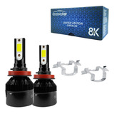 Par Lampada Led 8000k Techone H7 Adaptador Led xenon Gol G6