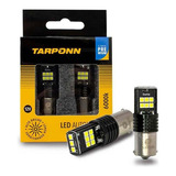 Par Lâmpada Led Auto Canbus Freio Ba15d 12v 15 Leds Carro