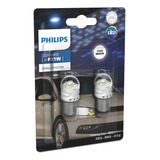 Par Lâmpada Led Sinalização Freio P21w Philips Ultinon