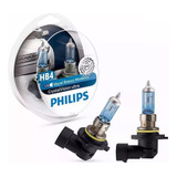 Par Lâmpada Philips Crystal Vision Ultra Hb4 Xenon Pingos