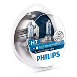 Par Lampada Philips H7 Crystal Vision