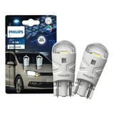 Par Lâmpada Philips Led Ultinon Pingo T10 Super Branca 6000k