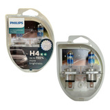 Par Lâmpada Philips X treme Vision Pro H4 55 60w 12v