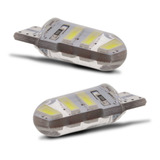 Par Lâmpada Pingo T10 6 Leds Gel 1 5w 12v Tonalidade Branca