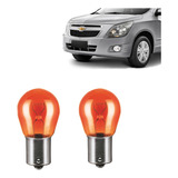 Par Lâmpada Pisca Original Osram Py21w 12v 21w Ambar