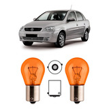 Par Lampada Pisca Seta Farol Corsa Montana 2003 A 2007