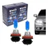 Par Lampada Super Branca H11 8500k Xenon 12v 55w Techone