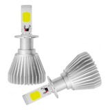 Par Lampada Super Led Farol Baixo Efeito Xenon New Fiesta