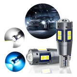 Par Lâmpada T10 Led Pingo Esmagada Canbus 6000k Extra Forte