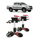 Par Lampada Xenon Farol Milha Hilux Pickup 2005 A 2018 6000k