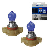 Par Lâmpadas Farol Super Branca 12v H16 24w 8500k Shocklight