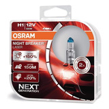 Par Lâmpadas H1 Osram Night Breaker Laser Original 150 luz