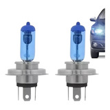 Par Lâmpadas H4 Super Branca 8500k 12v 60 55w Efeito Xênon
