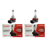 Par Lâmpadas Halógenas Modelo Original Faróis H11t 12v 55w
