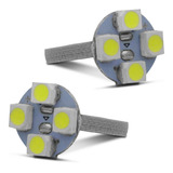 Par Lâmpadas Led Pingo T10 4 Leds 6000k 12v 2w Tonalidade Br