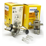Par Lâmpadas Originais Philips H4 Halógena 12v 60 55 W   W5w