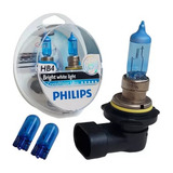 Par Lâmpadas Philips Crystal Vision Ultra Hb4 Pingos T10