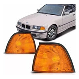 Par Lanterna Dianteira Pisca Bmw E36 Sedan 91 98 Ambar