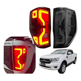 Par Lanterna Full Led Fumê Sequencial Ranger Xlt 2013 A 2023