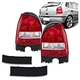 Par Lanterna Gol G3 2000 2001 2002 2003 2004 Moldura Inferior Cristal
