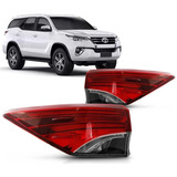 Par Lanterna Hilux Sw4 2016 2017 2018 2019 Led Canto Ré Fume