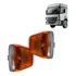 Par Lanterna Lateral Estribo Mercedes Atego Ambar Seta Le Ld