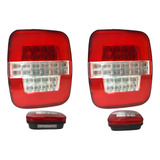 Par Lanterna Led Bivolt Caminhão Volks Ford Marmitão Novo