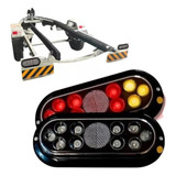 Par Lanterna Led Carretinha Carreta Reboque Barco Homologada