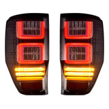 Par Lanterna Led Ford Ranger Raptor 2013 2020 2023 Fume