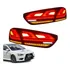 Par Lanterna Led Lancer Evolution 2008 A 2019 Dinâmico Fumê