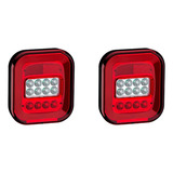 Par Lanterna Led Traseira Marmitão Universal Bivolt