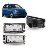 Par Lanterna Luz De Placa C led Fiat 500 Conector Redondo