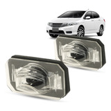 Par Lanterna Luz Placa Honda City 2009 A 2014 Com Soquete