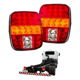 Par Lanterna Marmitao Led Bivolt Para Caminhão E Carreta