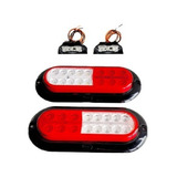 Par Lanterna Marte Led C Ré 2 Luz Placa Bivolt Carretinha