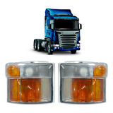Par Lanterna Pisca Seta Compatível Scania S4 Serie 4 5 124