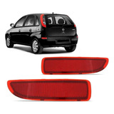 Par Lanterna Refletor Parachoque Traseiro Corsa Hacth