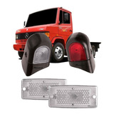 Par Lanterna Teto Com Lente Da Seta Mb 709 710 912
