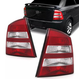 Par Lanterna Traseira Astra Hatch 2009 2010 2011 12 Bicolor