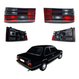 Par Lanterna Traseira Bicolor Chevrolet Monza 88 A 1990 Fumê