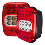 Par Lanterna Traseira Caminhão Vw Ford Cargo Troller C Led