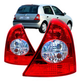 Par Lanterna Traseira Clio 03 04 2005 2006 2007 2008 09 2010