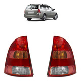 Par Lanterna Traseira Corolla Fielder 04 05 06 07 08 Rosa