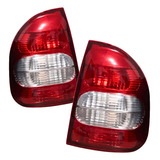 Par Lanterna Traseira Corsa Classic Sedan 2000 À 2010 Rubi