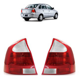 Par Lanterna Traseira Corsa Sedan 2003 2004 A 2007 Bicolor
