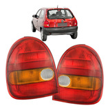 Par Lanterna Traseira Corsa Wind 94 95 96 97 98 99 Tricolor