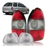 Par Lanterna Traseira Fiat Palio Weekend + Pisca 97 98 99 00